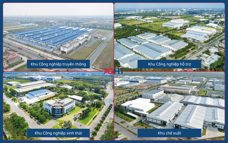 Các loại hình khu công nghiệp tại Việt Nam.