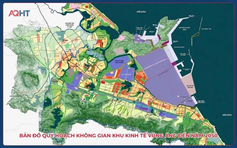  Bản đồ quy hoạch không gian Khu kinh tế Vũng Áng đến năm 2050