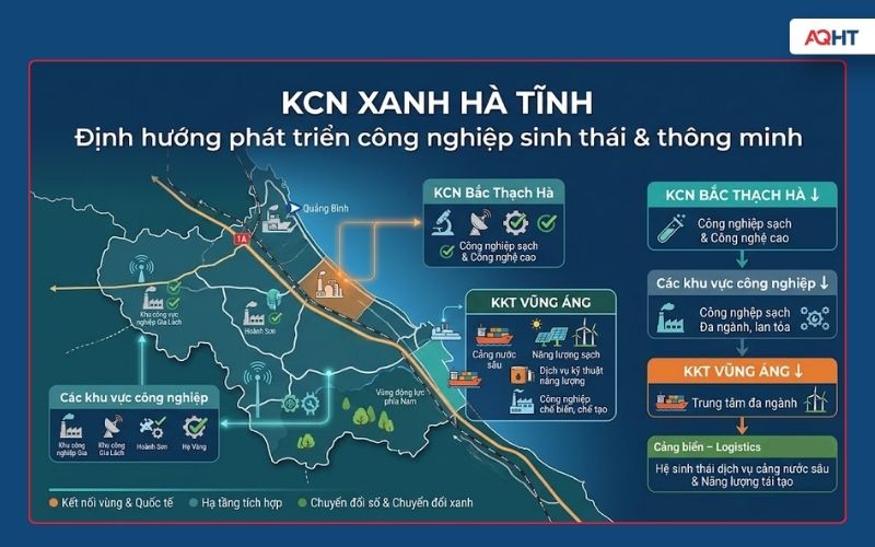 KCN xanh Hà Tĩnh và định hướng phát triển công nghiệp sinh thái